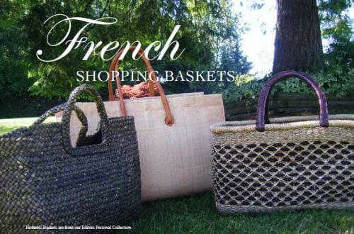 Chic and Practical: French Shopping Baskets 13 French shopping baskets Chic and Practical: French Shopping Baskets - EAT LOVE SAVOR International Luxury Lifestyle Magazine