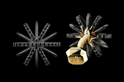 Black Diamond Snowflake Cufflinks for He or She 6 alexandra mor black diamond cufflinks Black Diamond Snowflake Cufflinks for He or She - EAT LOVE SAVOR International Luxury Lifestyle Magazine