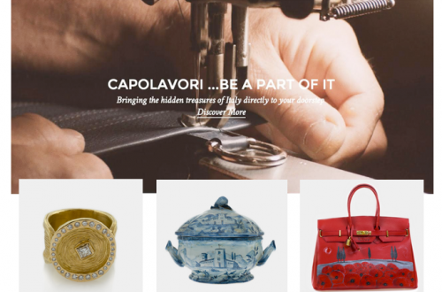 Discover: Capolavori - The Online Home of Italian Artistry 5 capolavori website Discover: Capolavori - The Online Home of Italian Artistry - EAT LOVE SAVOR International Luxury Lifestyle Magazine
