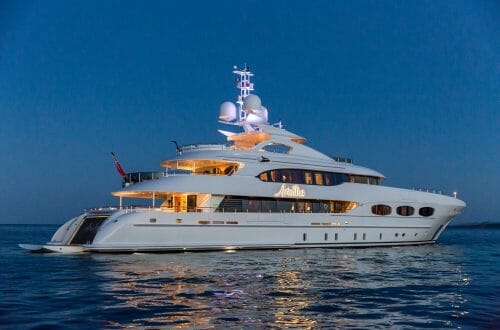 47m MY ARIADNA Yacht, Elegant, Classic and Incredibly Attractive 6 ARIADNA Night Profile e1470654026374 47m MY ARIADNA Yacht, Elegant, Classic and Incredibly Attractive - EAT LOVE SAVOR International Luxury Lifestyle Magazine