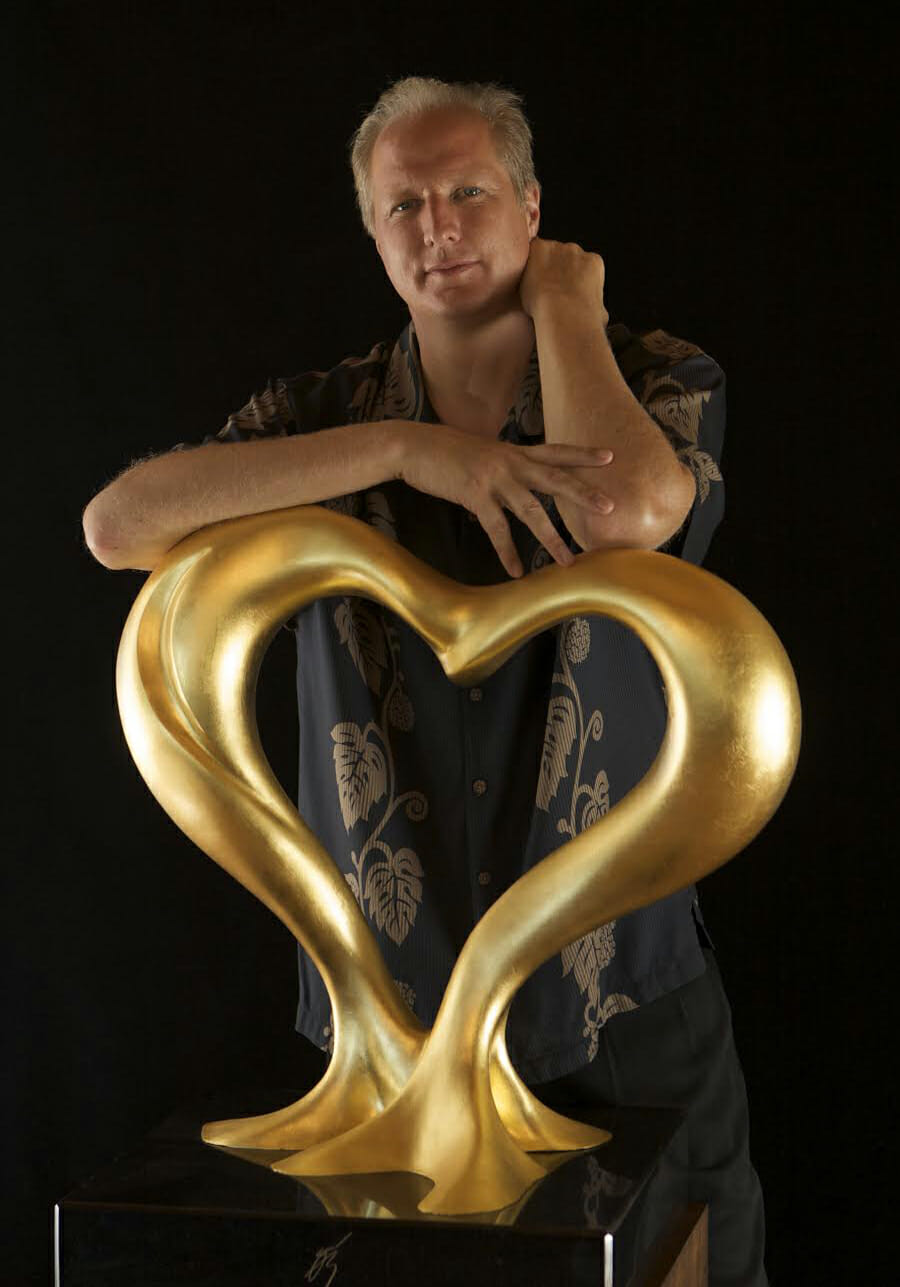 Behind the Brush: Interview with Artist Spar Street 8 Spar Street with his The Heart of Peace Behind the Brush: Interview with Artist Spar Street - EAT LOVE SAVOR International Luxury Lifestyle Magazine