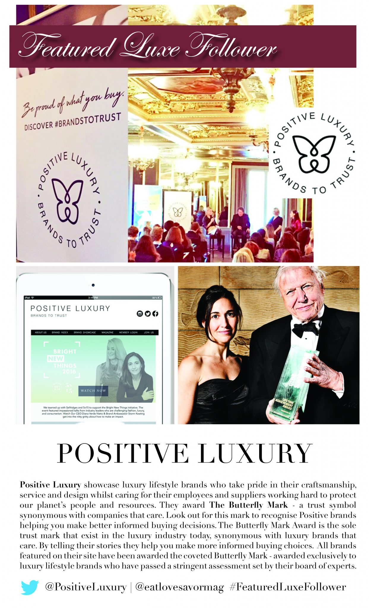 featured luxe follower - eawt love savor luxury lifestyle magazine