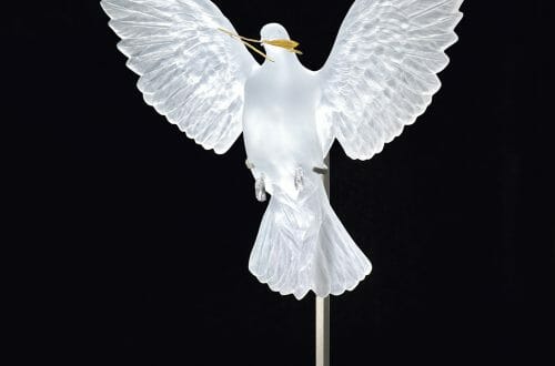 Damian Hirst Colombe 2016 Cristal, Photo François Fernandez