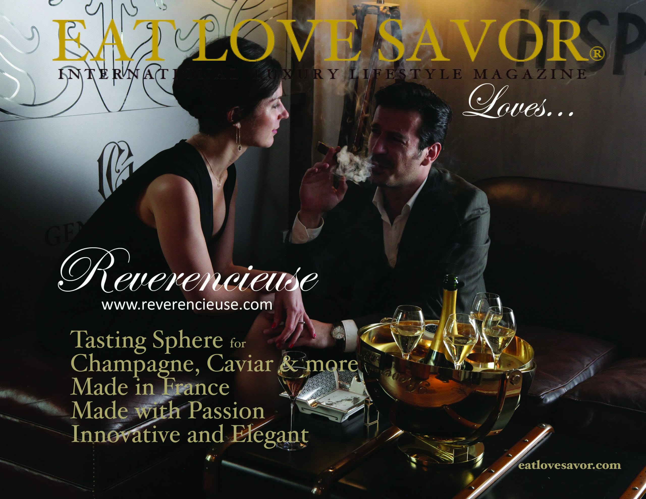 EAT LOVE SAVOR LOVES... Reverencieuse 2 luxury lifestyle magazine - eat love savor