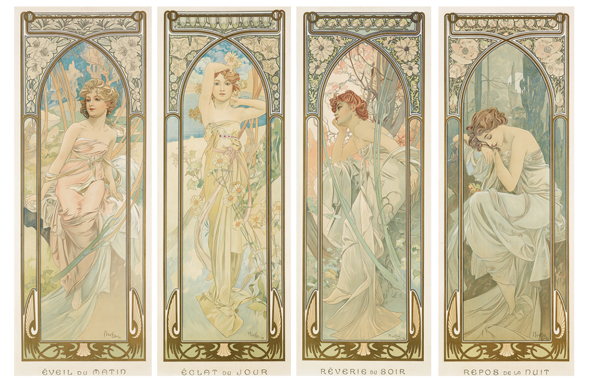 Mucha art nouveau - luxury lifestyle magazine - eat love savor