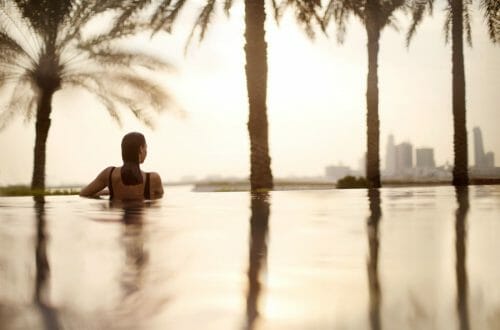 Luxury Learning Escapes with a Difference 60 bahrain hotel infinity pool 50481431 Infinity pool 2 Luxury Learning Escapes with a Difference EAT LOVE SAVOR International luxury lifestyle magazine and bookazines