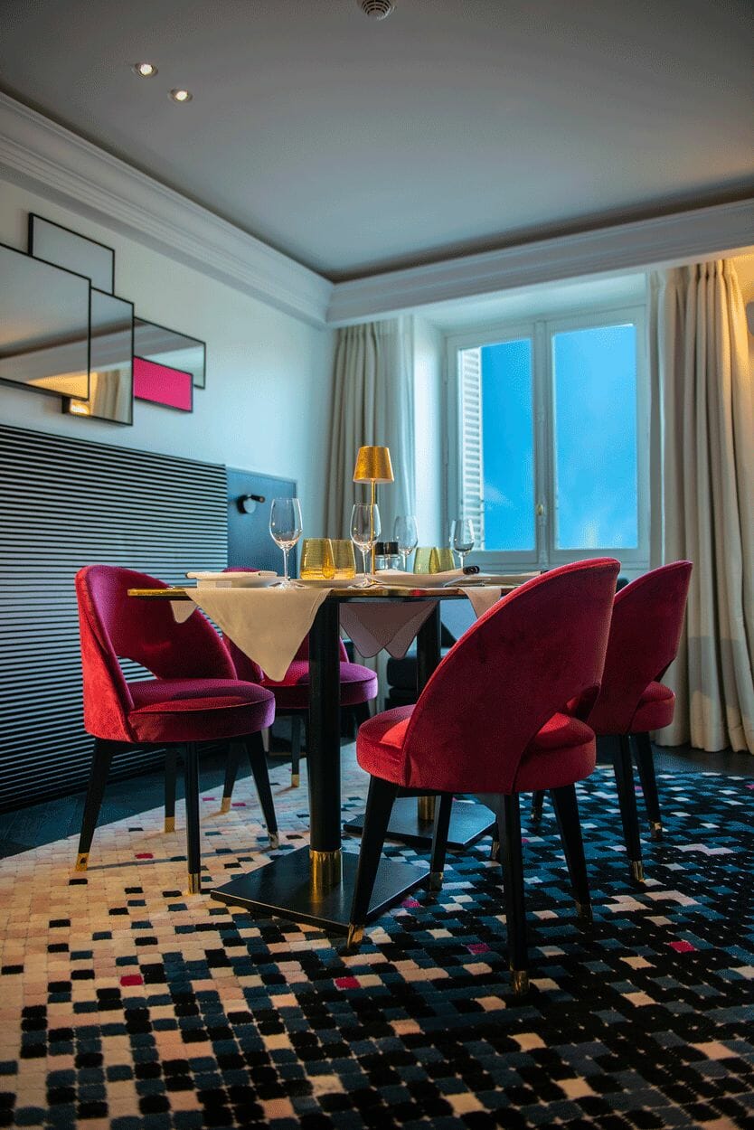 Fauchon l'Hotel Paris converts bedrooms to private dining spaces 2 Fauchon lHotel Paris private dining Fauchon l'Hotel Paris converts bedrooms to private dining spaces - EAT LOVE SAVOR International Luxury Lifestyle Magazine
