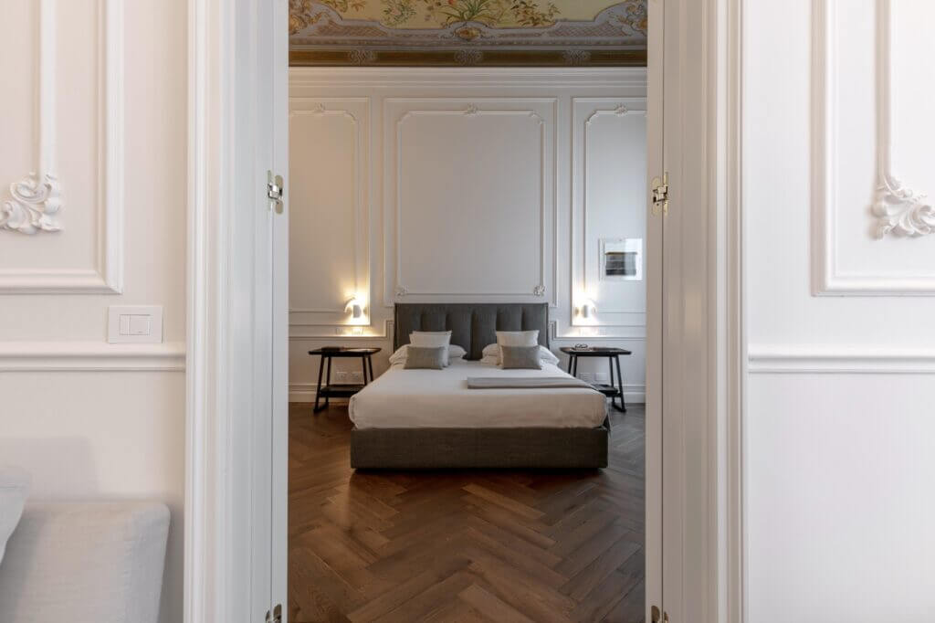Discover DIMORA PALANCA, 5 Star Hotel in Florence Celebrating Italian Culture and Lifestyle 10 Dimora Palanca Master suite Entrance Discover DIMORA PALANCA, 5 Star Hotel in Florence Celebrating Italian Culture and Lifestyle - EAT LOVE SAVOR International Luxury Lifestyle Magazine